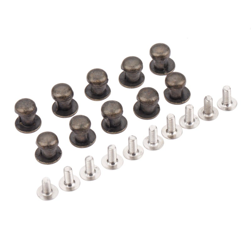 dophee 10Pcs Antique Bronze Drawer Knobs, Zinc Alloy 0.28"x0.39" Mini Handles for Dollhouse Cabinet Cupboard Dresser Closet Chest Bin Jewelry Box Wooden Cases - Image 1